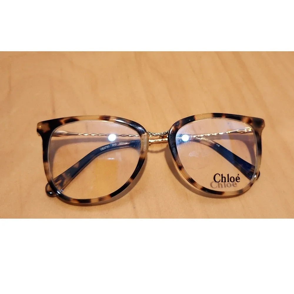 Chloe CE2731 Eyeglasses Tortoise Gold Twist Arm 53-18‎ Italy Frames